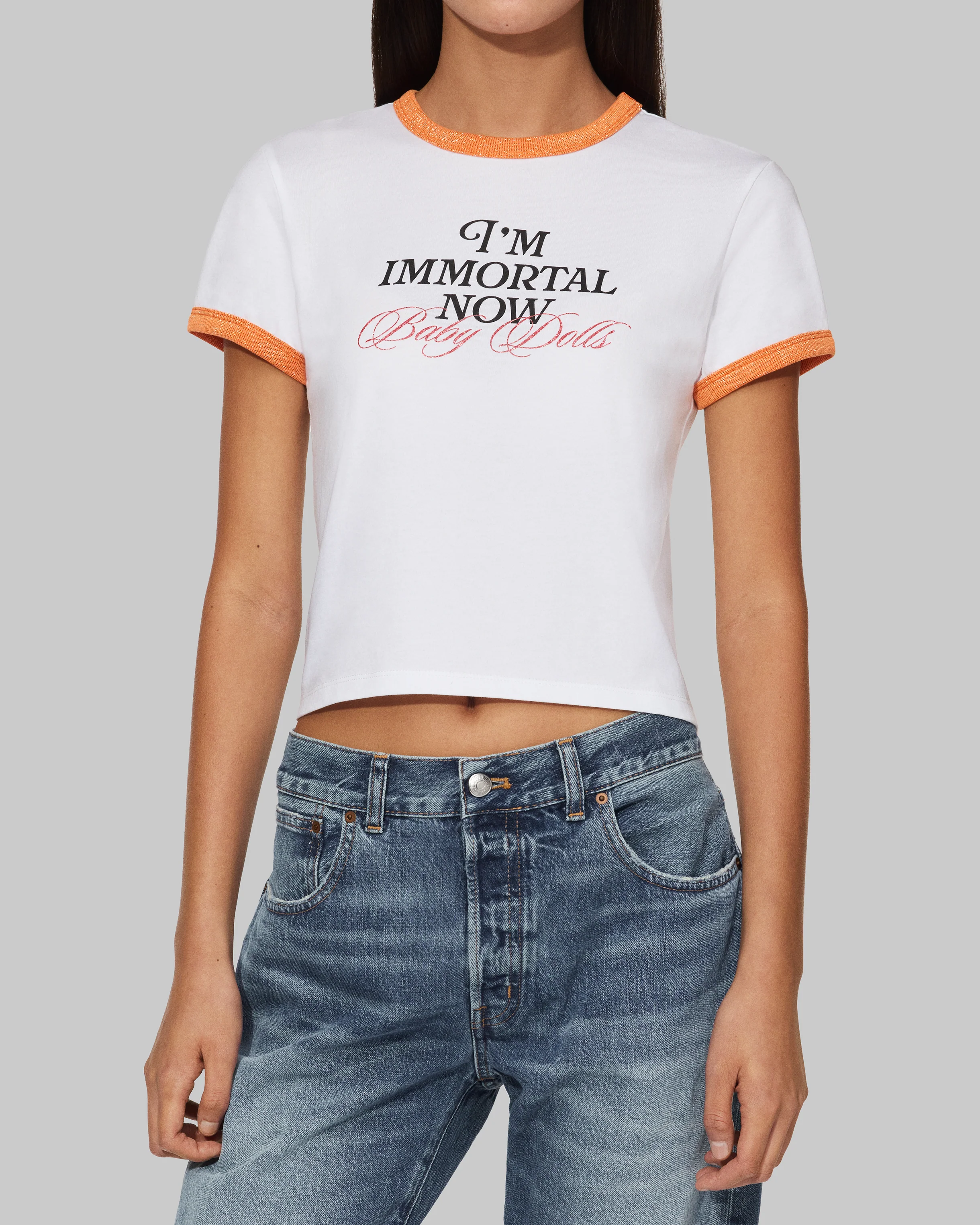 I'm Immortal Now Baby Dolls Baby T-Shirt - Image 2