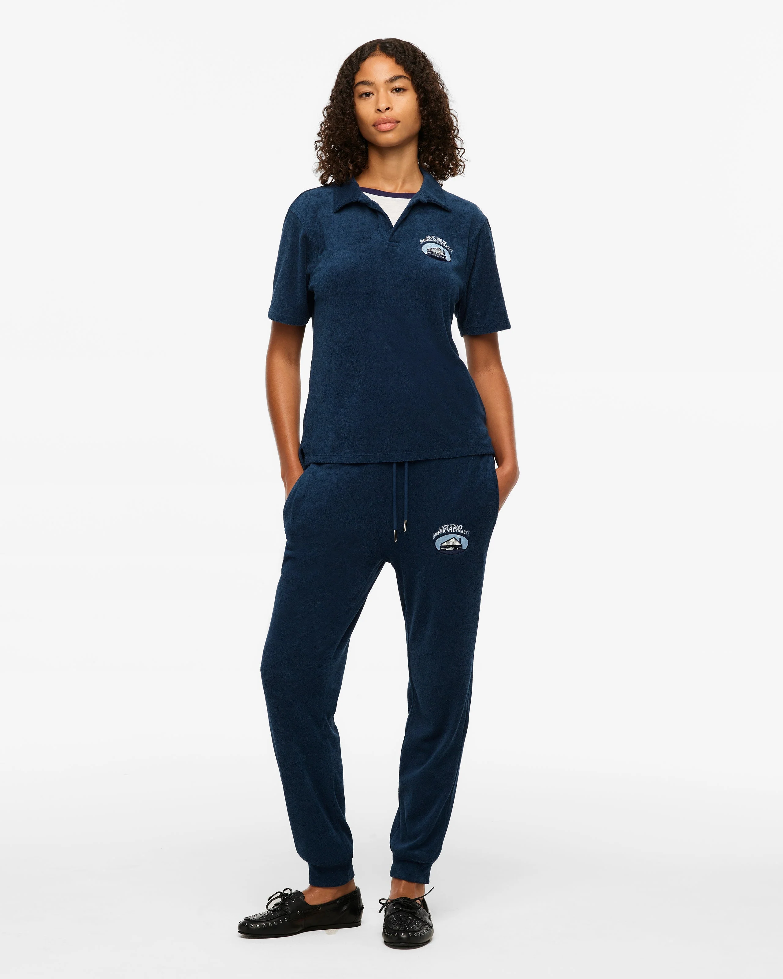 Last Great American Dynasty Terry Cloth Jogger - Image 4