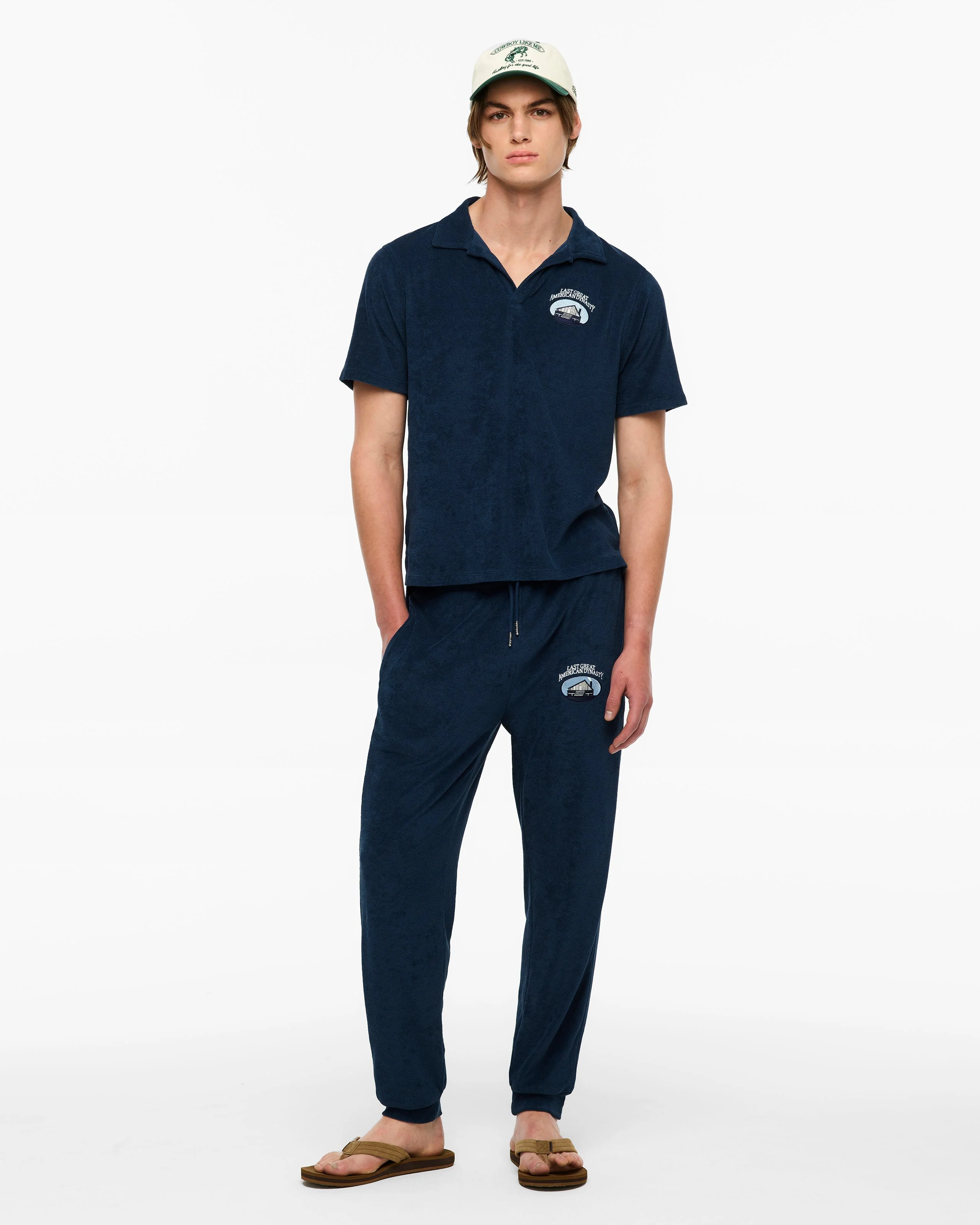 Last Great American Dynasty Terry Cloth Jogger - Image 6