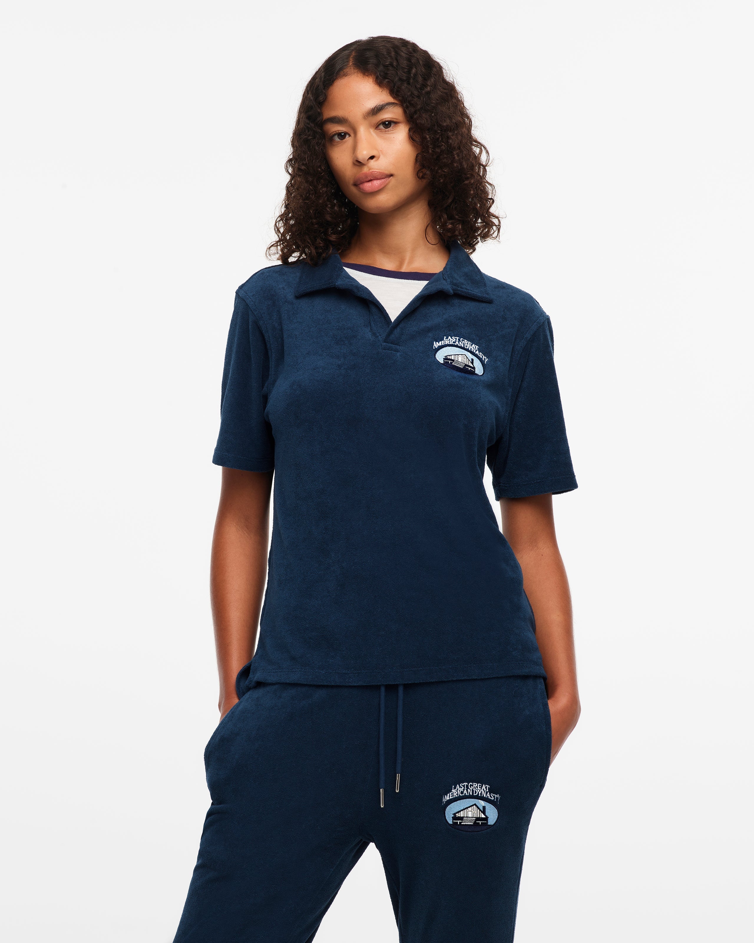 Last Great American Dynasty Terry Cloth Polo - Image 2