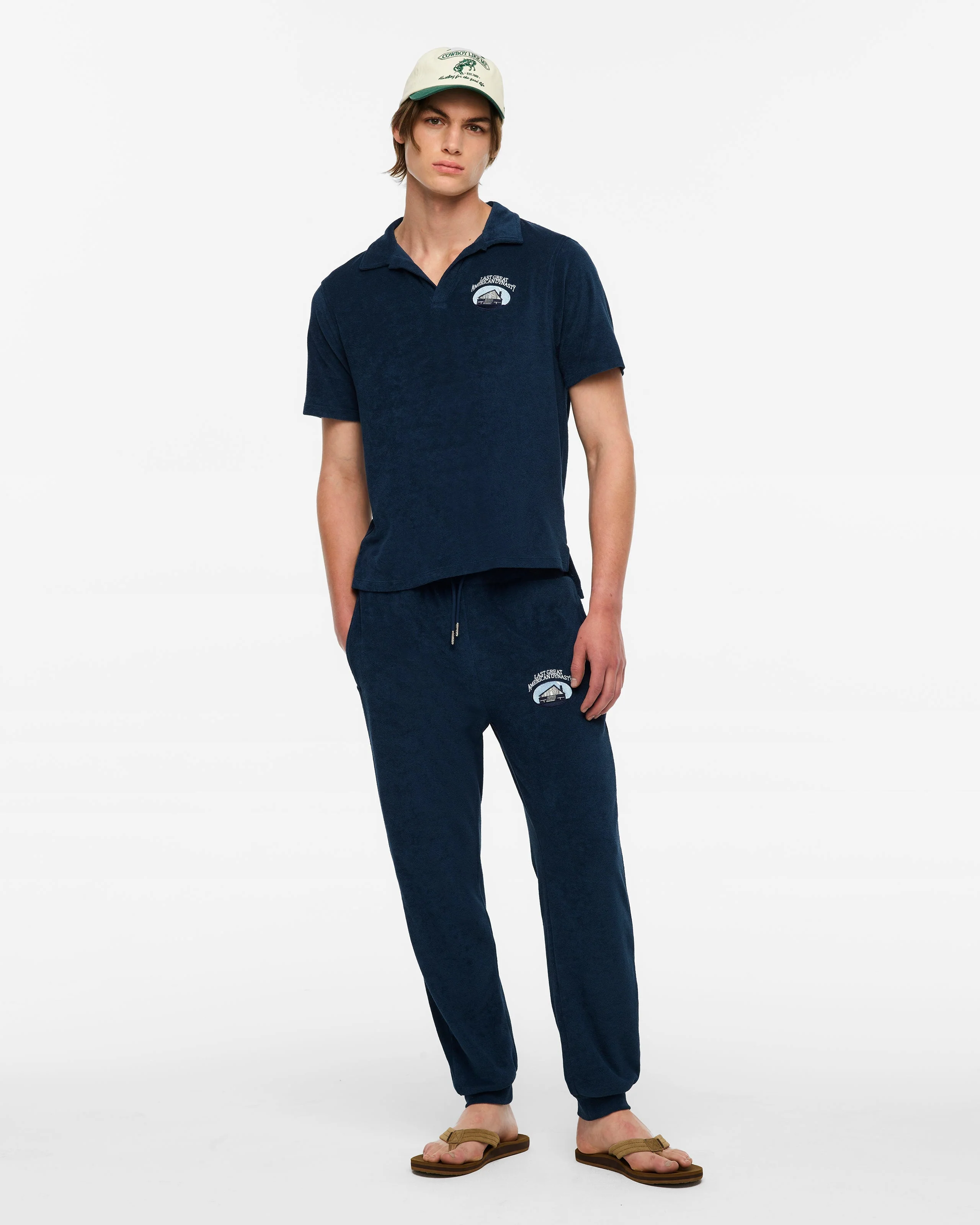 Last Great American Dynasty Terry Cloth Polo - Image 5