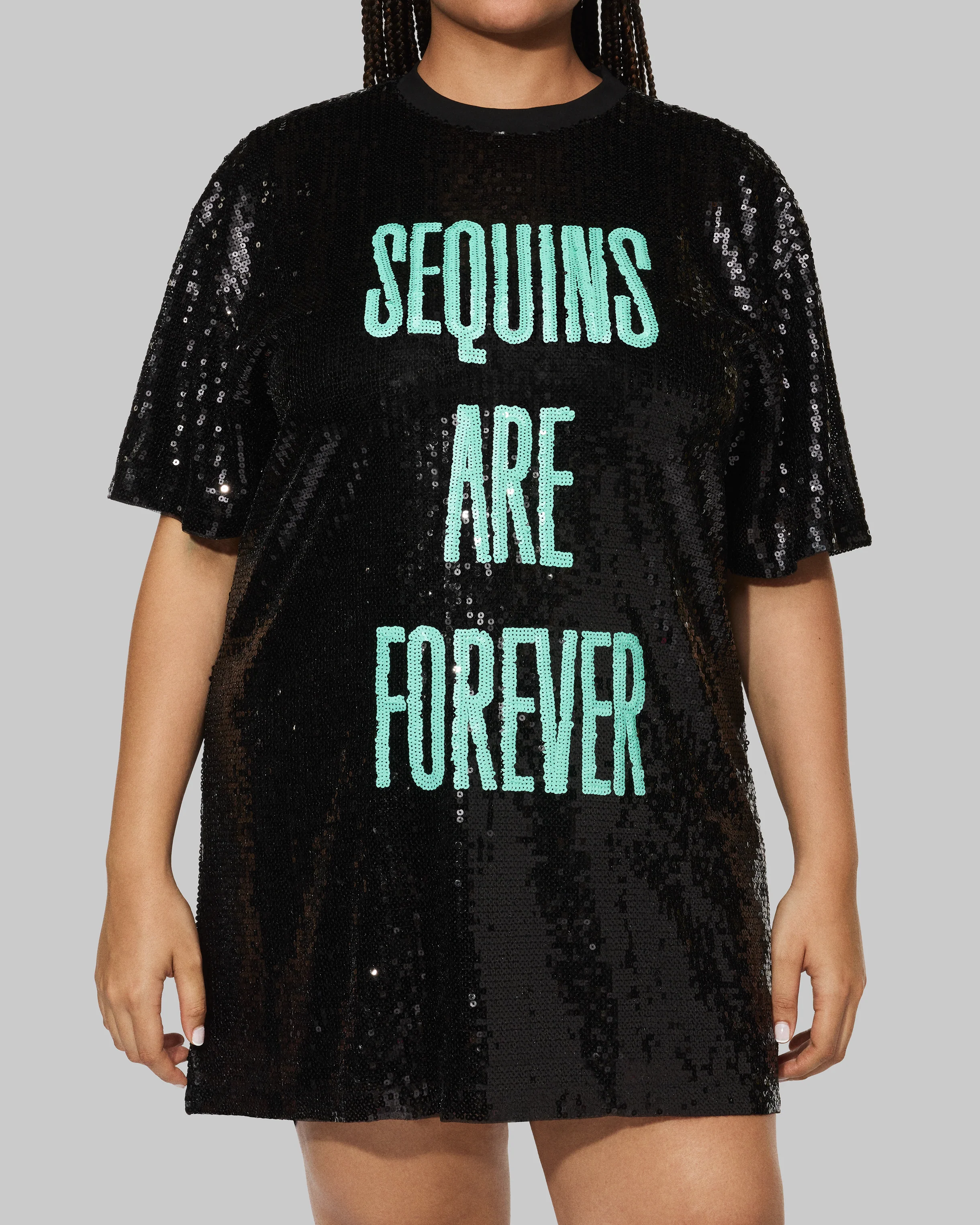 Sequins Are Forever T-Shirt Dress - Image 2