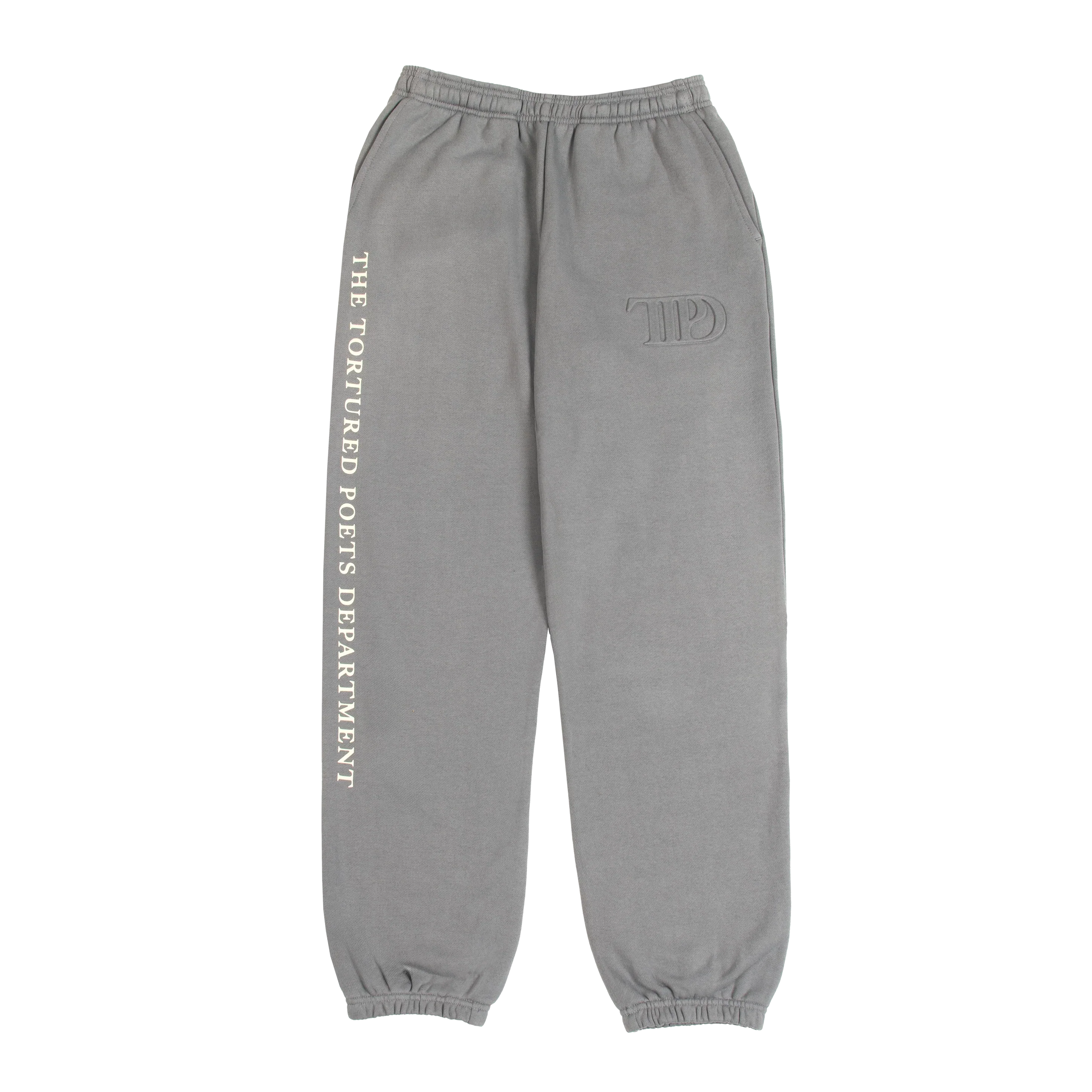 TTPD Gray Embossed Sweatpants